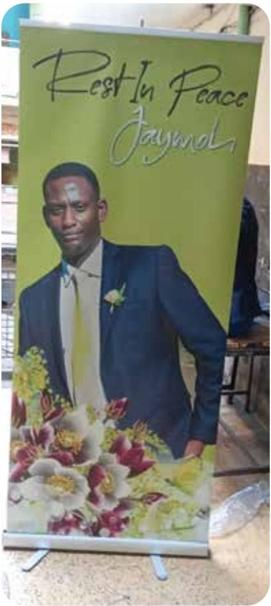 Memorial roll-up banner — Private commission