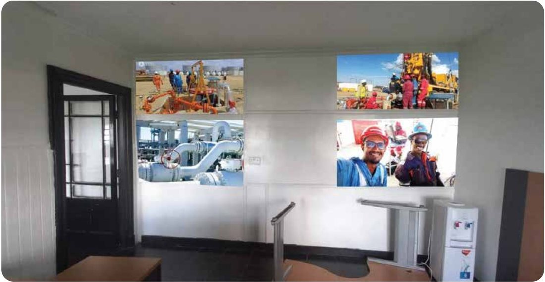 Interior branding & wall panels — Corporate office, Nairobi