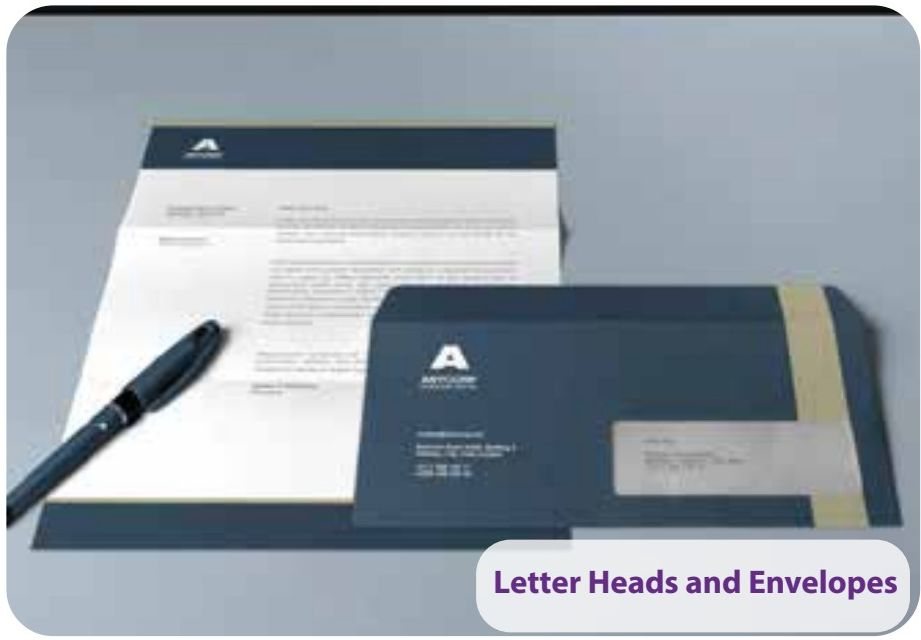 Letterheads, envelopes & folders — Corporate stationery