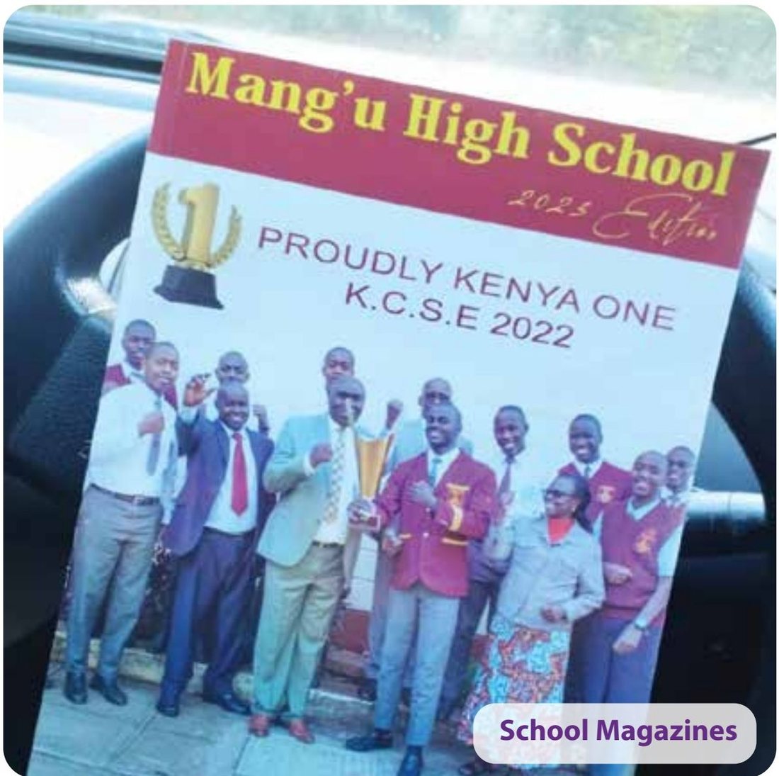 School magazine production — Mang'u High School