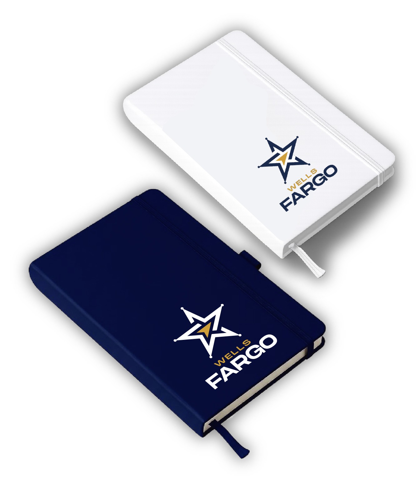 Hardcover branded notebooks — Wells Fargo