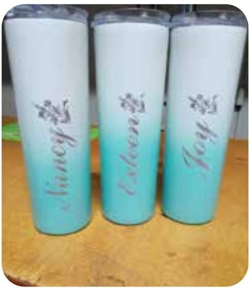 Ombre name tumblers — Corporate gifting
