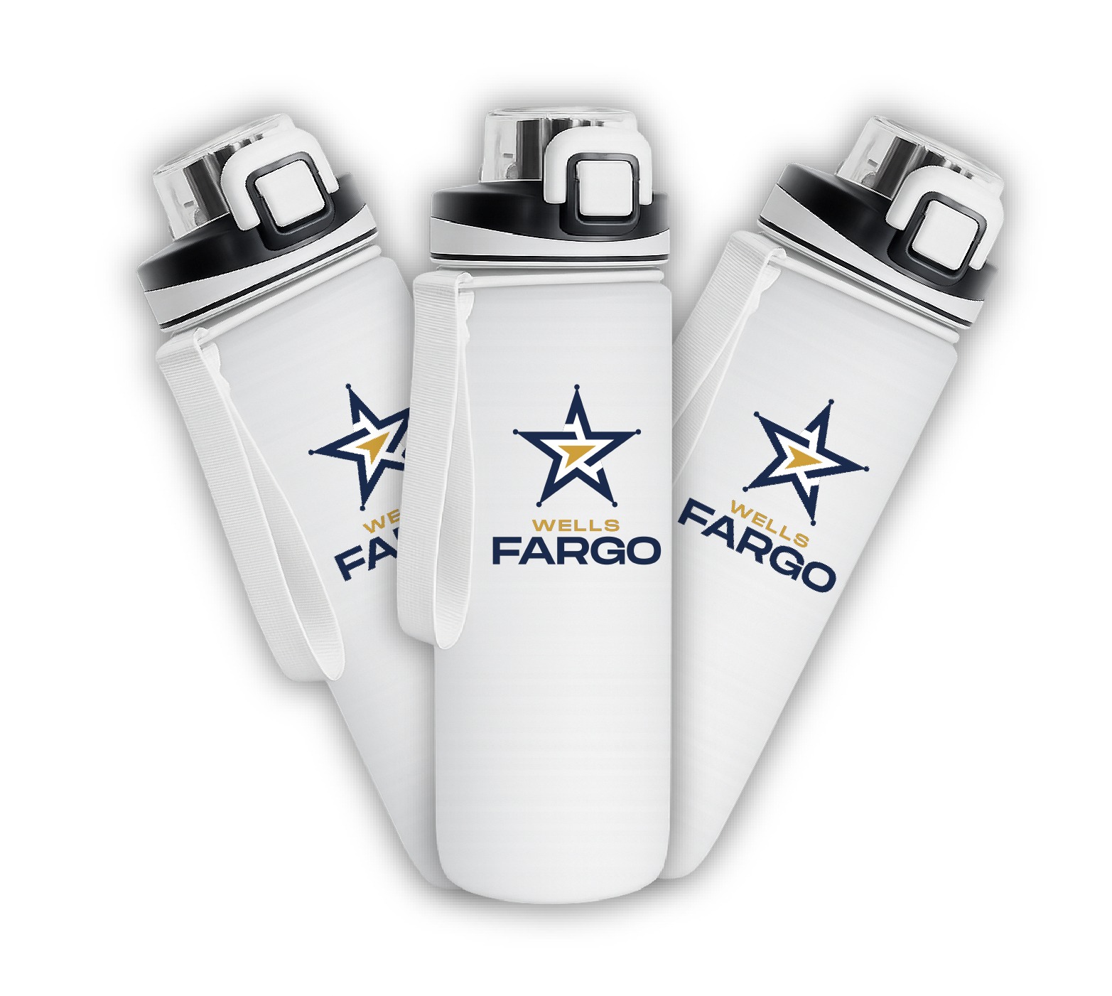 Branded water bottles — Wells Fargo