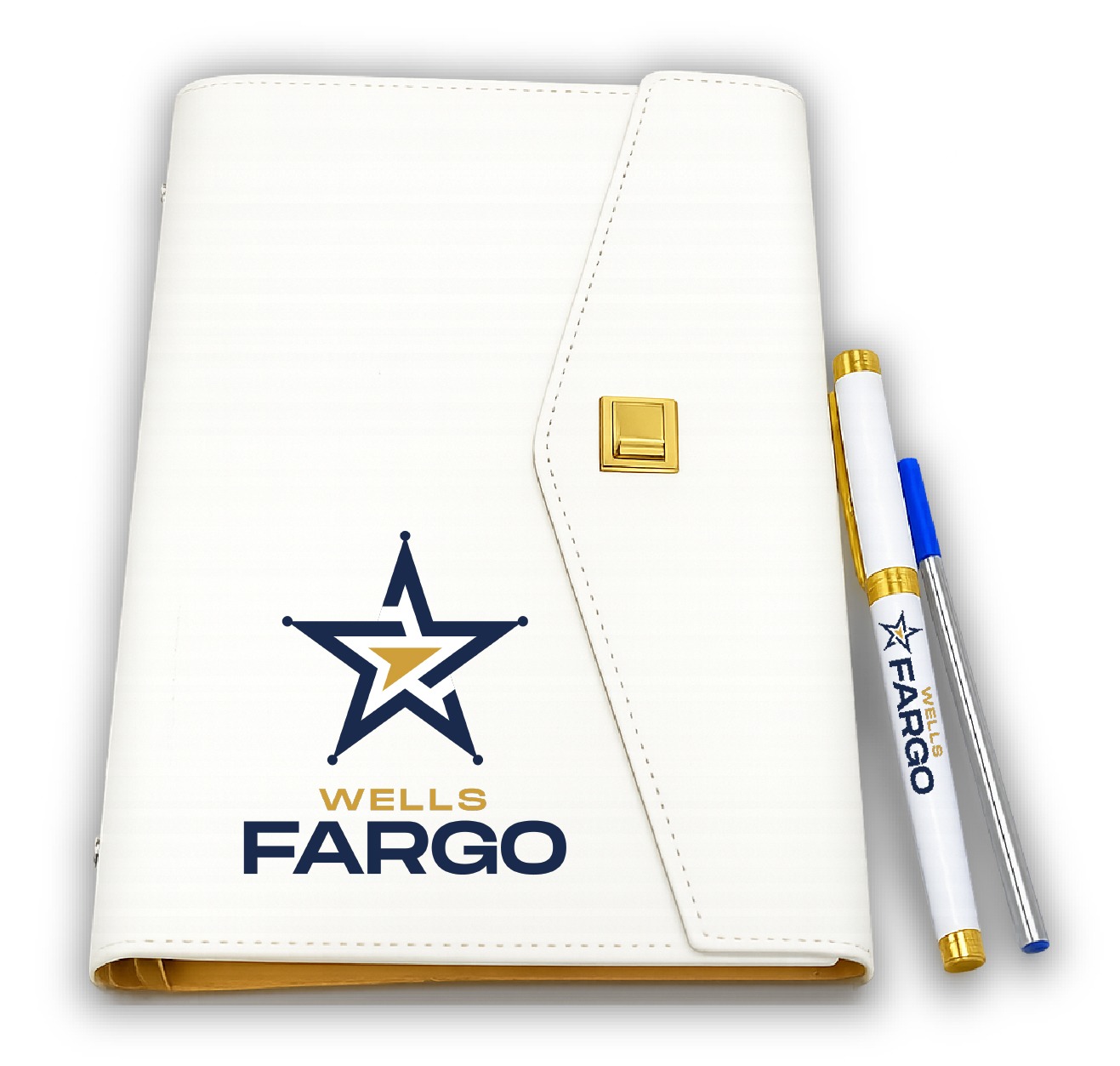Executive diary & pen set — Wells Fargo