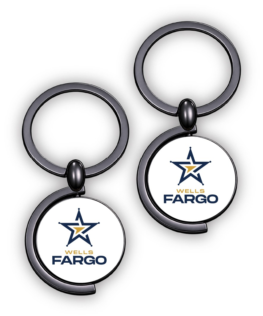 Metal keyholders — Wells Fargo