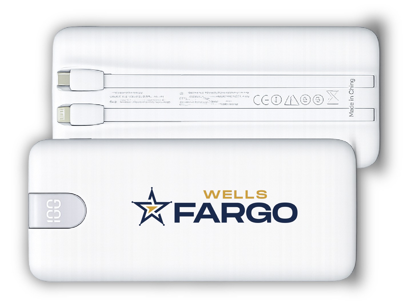 Branded power banks — Wells Fargo