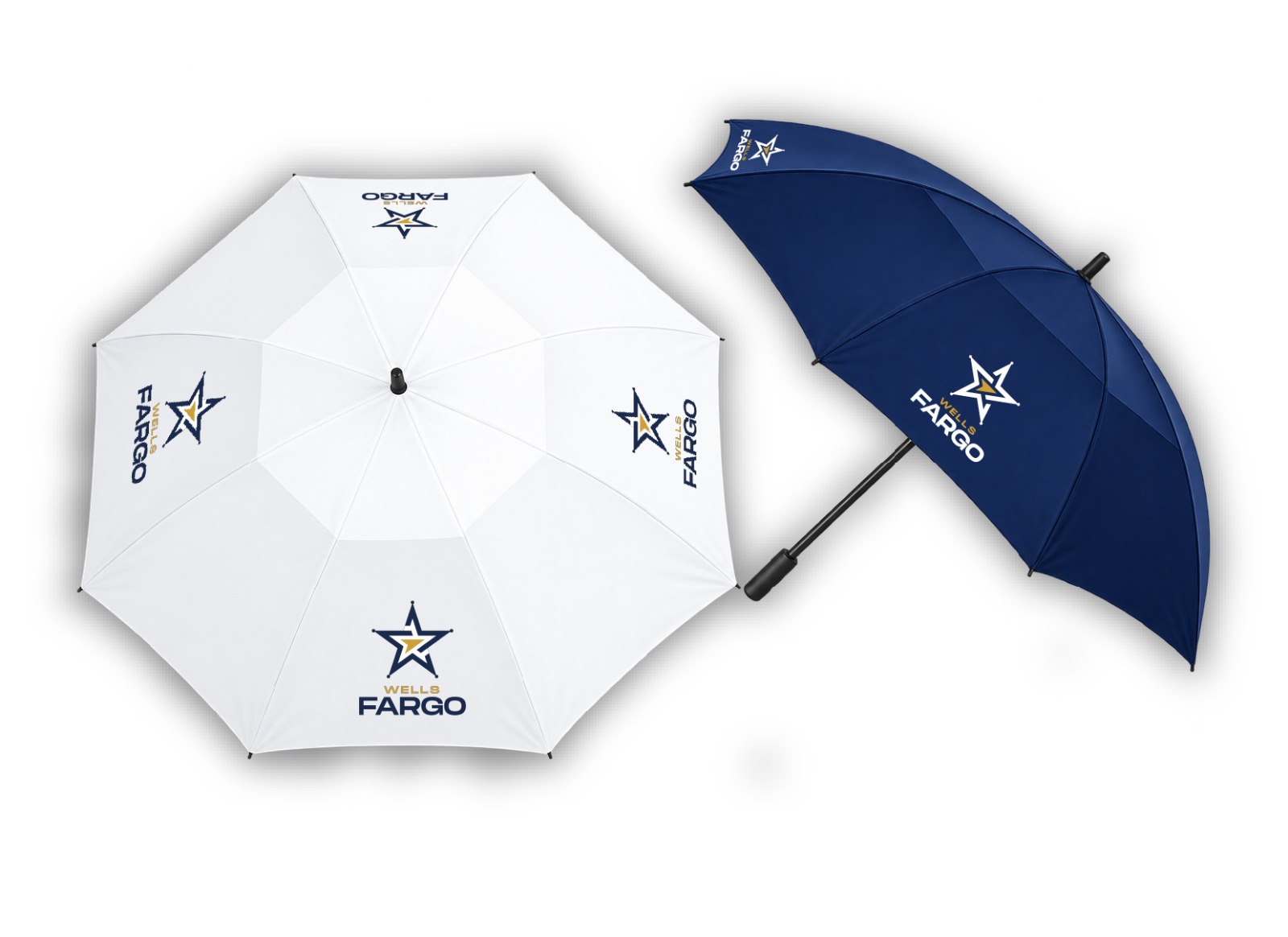 Branded umbrellas — Wells Fargo