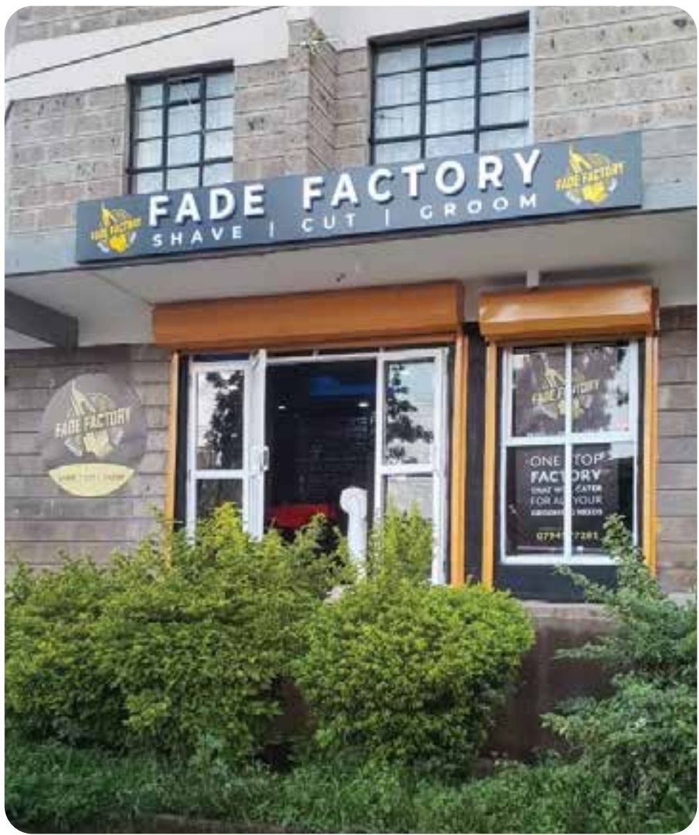 Shopfront fascia & 3D letters — Fade Factory