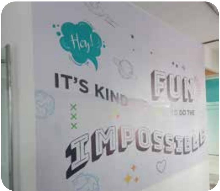 Hand-finished office mural — Corporate office, Nairobi